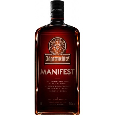 Jägermeister Manifest 38% 1 l (holá láhev)