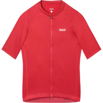 Pedaled Дамска фланелка с къс ръкав за колоездене Pedaled Women's Element Mesh Jersey Cycling jersey - Red (156-3064-0313)