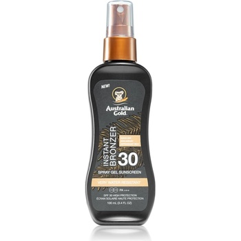 Australian Gold Instant Bronzer защитна грижа против слънчеви лъчи с бронзър SPF 30 100ml