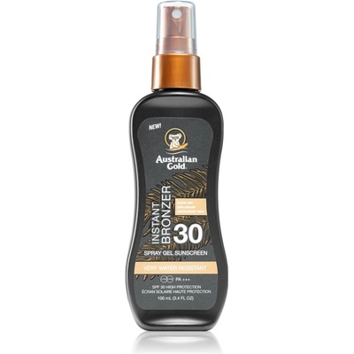 Australian Gold Instant Bronzer защитна грижа против слънчеви лъчи с бронзър SPF 30 100ml