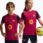 Nike Детска футболна тениска Nike FC Barcelona Strike Dri-Fit noble red/blackened blue