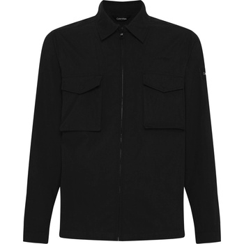 Image 1 of Calvin Klein Риза с дълъг ръкав Calvin Klein Men's Lifestyle Cotton Long Sleeve Overshirt - Black