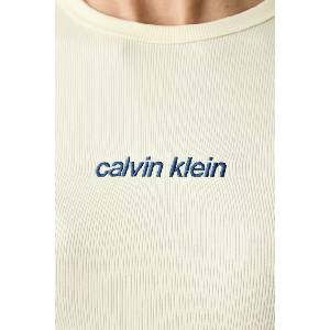 Calvin Klein Jeans тениска дамска от памук с еластан (LV047G816G) - answear - 107,55 лв