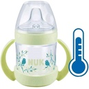 Nuk fľaša dojčenská For Nature s kontrolou teploty zelená 150 ml