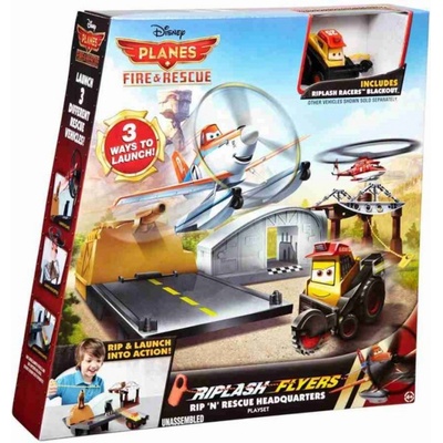 Mattel Planes set s natahovacím lankem