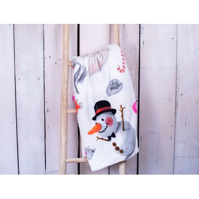 Jahu deka z mikrovlákna Snowman 150x200