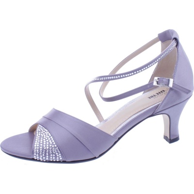 EFFE TRE SHOES Boty Effe Tre 919 stříbrné dámské společenské