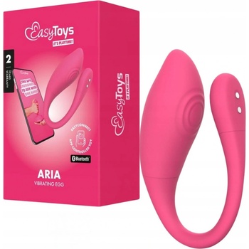 EasyConnect Vibrating Egg Aria App-Controlled Pink