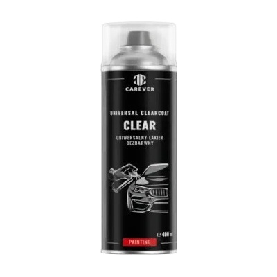 CAREVER CLEAR - Rýchloschnúci priehľadný lak 1K s tryskou 400ml