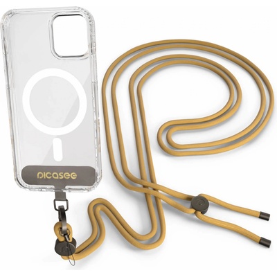 Picasee Cross-body phone strap - Zlatý – Zboží Živě