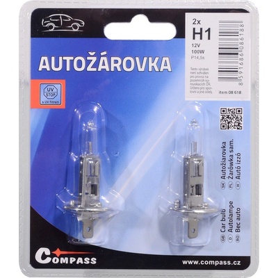 Compass H1 P14,5s 12V 100W 2 ks