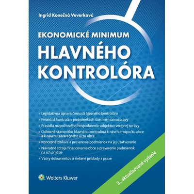 Ekonomické minimum hlavného kontrolóra - Ingrid Konečná Veverková