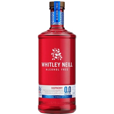 Whitley Neill raspberry ALCOHOL FREE gin 0% 0,7 l (holá láhev)