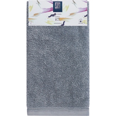 Frutto-Rosso froté osuška 70 x 140 cm tmavě šedá 100% bavlna 500 g/m2