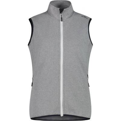 CMP Дамски поларен елек CMP Women's Vest Fleece vest - Bianco / Graffite - размер 38 (EU) (132-1622-0313)