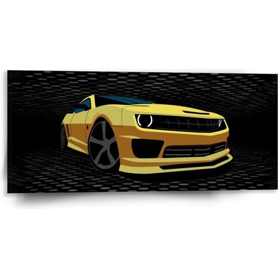 Sablio Obraz Chevrolet Camaro Puntíky - 110x50 cm