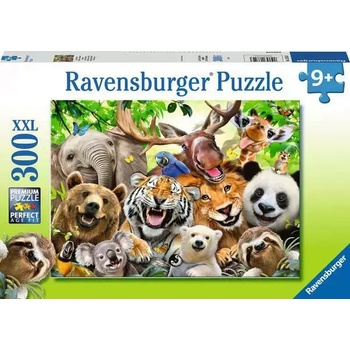 Ravensburger - Puzzle Exotic Animals Selfie XXL - 300 piese