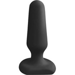 LATETOBED Анален мини раширител - Butt Plug от Медицински силикон "DOON BLACK" 7 см