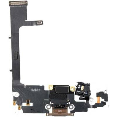AppleKing nabíjecí a audio flex konektor pro iPhone 11 Pro - zlatý
