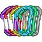 Edelrid Карабинер с щифт Edelrid Nineteen G Snapgate carabiner - Multi Color - размер 6-Pack (321-0103-6p)