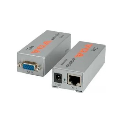 Roline VGA Extender усилвател VALUE 14.99. 3431 : : До 80 m, 1280 x 1024, 60 Hz, HD15 - HD15, F / F, Захранване: 12 V, 600 mA, 14.99. 3431