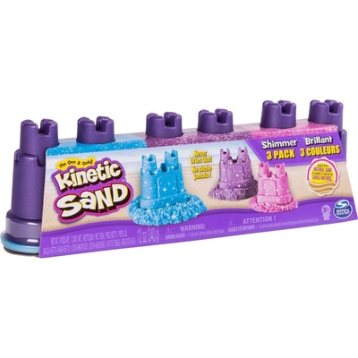 Spin Master Бляскав кинетичен пясък Kinetic Sand - 3 цвята (6053520)