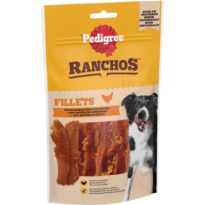 Pedigree Ranchos Fillets výhodné balení: kuře 7 x 70 g
