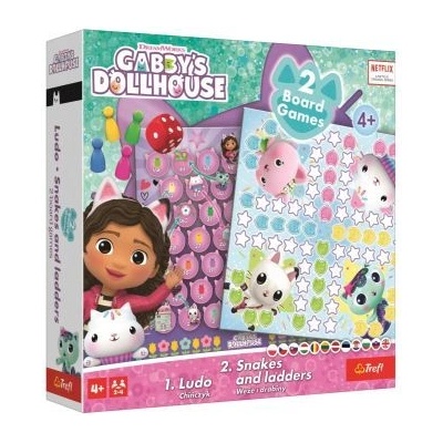 Trefl Gabi's Dollhouse: настолна игра 2 в 1
