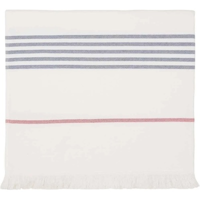 SEA RANCH Хавлиена кърпа Sea ranch Long Beach towel - White (White / True Red / Dark Navy)
