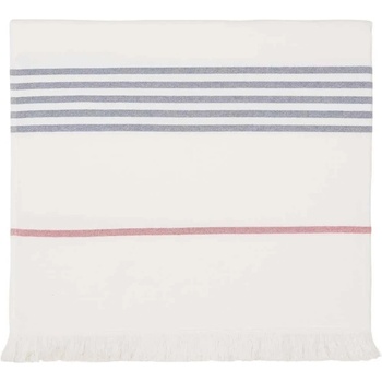 SEA RANCH Хавлиена кърпа Sea ranch Long Beach towel - White (White / True Red / Dark Navy)