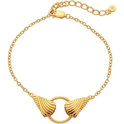 Hot Diamonds pozlacený náramek s pravým diamantem Golden Edit Hope DL705