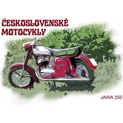 Ceduľa Československé Motocykly - Jawa 350