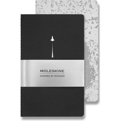 Moleskine Sešity NASA A5 čisté 2 ks 100