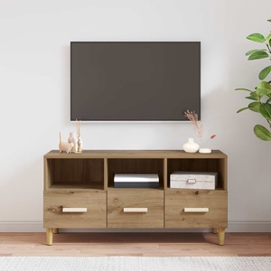 vidaXL ТВ шкаф 102 x 36 x 50 см Дъб Артизан Инженерна дървесина (8004200)