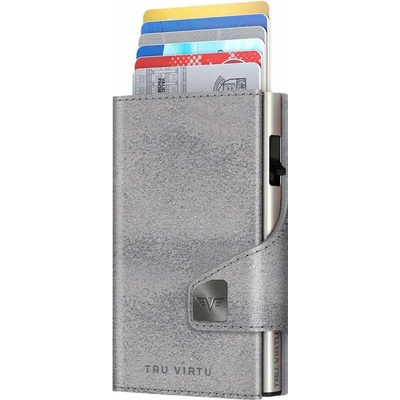 Tru Virtu Wallet Click & Slide PET Plsť Grey