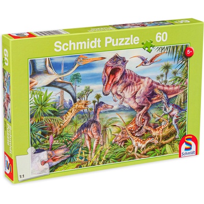 Schmidt Spiele Пъзел Schmidt от 60 части - Динозаври (56193)