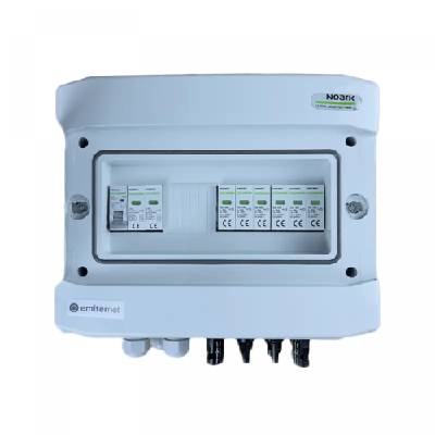 EM-1354N_DCAC Разпределителна кутия DCAC, IP65, SPD DC Noark 1000V тип 2, 2 x PV верига, 2 x MPPT, SPD Noark тип 2, 10A 1-F (EM-1354N_DCAC)