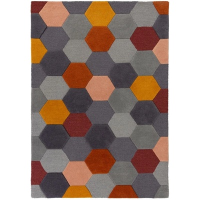 Flair Rugs Moderno Munro Rust Multi Vícebarevná