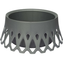 Plastia Samozavlažovací kvetináč Roseta pr. 400 mm, strieborný
