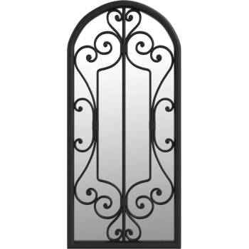 Image 1 of vidaXL Огледало, черно, 100x45 см, желязо, за употреба на закрито (3093544)