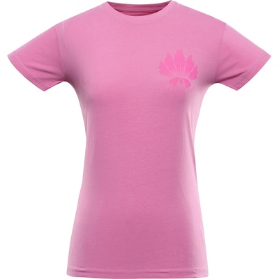 ALPINE PRO Дамска памучна тениска ALPINE PRO SUMEKA cyclamen вариант pa ALPINE PRO | Rozov | ЖЕНИ | XXL