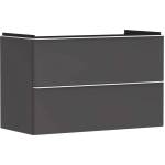 Hansgrohe Xelu Q - Шкафче за умивалник, 63x98x50 см, 2 чекмеджета, матово сиво/матово бяло 54032700 (54032700)