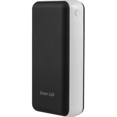 Green Cell Power Bank Quick Charge 3.0 30000 mAh - външна батерия с два USB изхода и технология за бързо зареждане (черен)