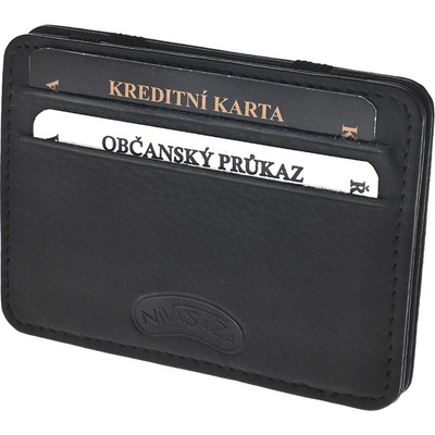 Kožená peněženka Nivasaža N100-DMD-B černá
