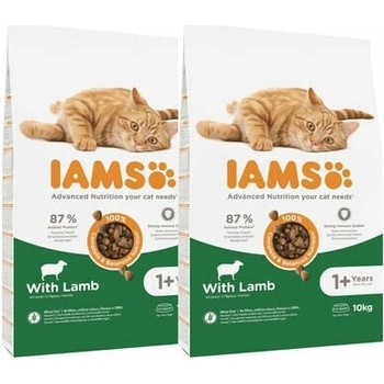 IAMS for Vitality pre dospelé mačky s jahňacím mäsom 2 x 10 kg