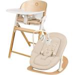 Lionelo Бебешки стол за хранене и шезлонг 4 в 1 Lionelo - Celia Set, бежов (5903771726993) - baby