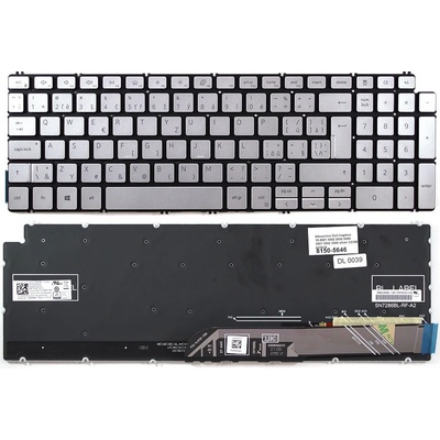 česká klávesnice Dell Inspiron 15-5501 5502 5508 5509 3501 3502 3505 stříbrná CZ/SK podsvit – Hledejceny.cz