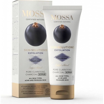 Mossa Černý peeling s aktivním uhlím 60 ml