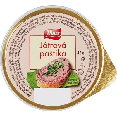 Viva Játrová paštika 48g