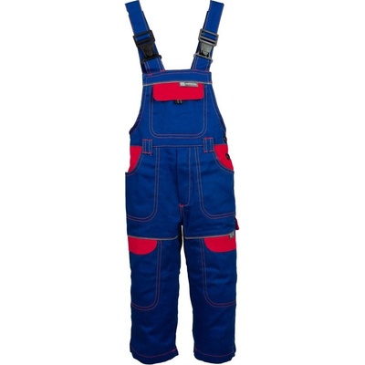 Ardon H8702 Cool Trend Detské pracovné nohavice s trakmi modro červené
